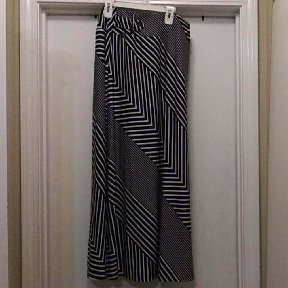 Blue and white skirt